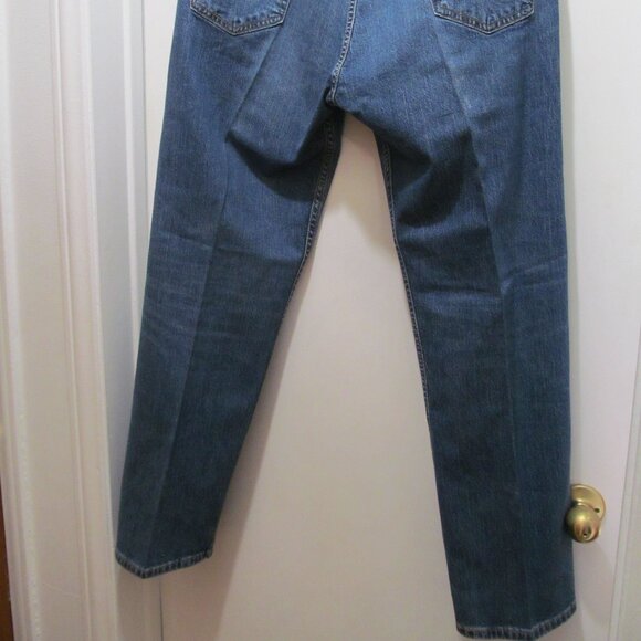 Levi's 505 Men's Jeans 34x30.5 Medium Wash Amazing Cond ~ Dry Cleaned & Pressed! - Picture 4 of 16